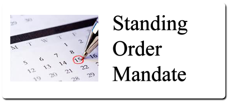 Standing Order Mandate Form 